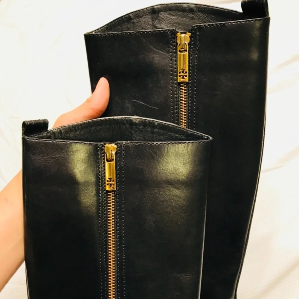Tory Burch leather‎ heel boots